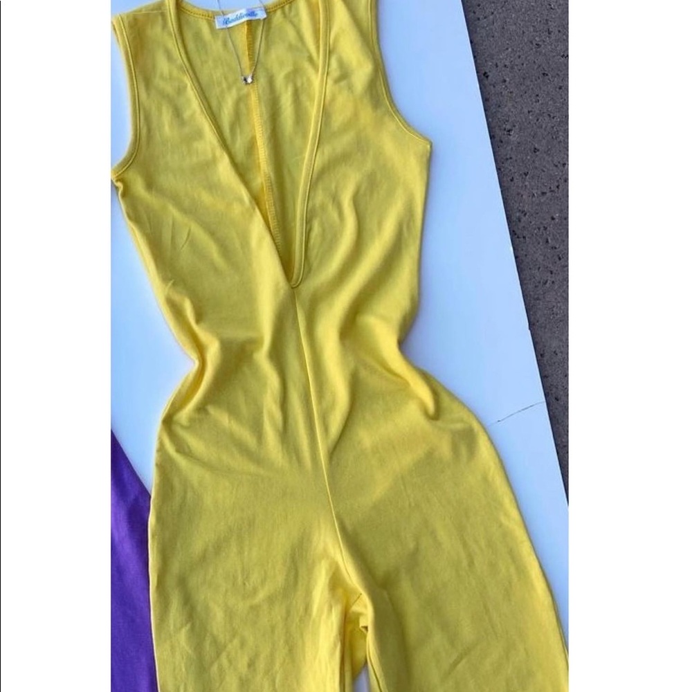 Baddieville deep plunge romper